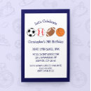 Search for sports birthday invitations Kids