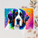 Search for dropped postcards Dog