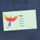 Search for phoenix bird business cards Mythology