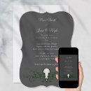 Search for skull wedding invitations Dark