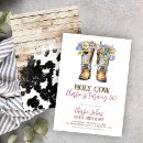 Search for cowboy 30th birthday invitations Western birthday party