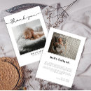 Search for black and white birth announcement cards Baby boy