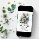 Search for koala birthday invitations Wild one