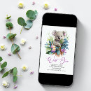 Search for koala birthday invitations Wild one