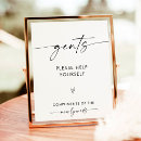Search for restroom wedding signs Modern
