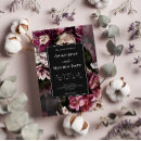 Search for dark and moody wedding invitations Peony