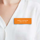 Search for orange name tags Modern