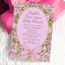 Search for vintage baby girl shower invitations Floral