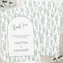 Search for eucalyptus wedding thank you cards Foliage