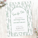 Search for greenery wedding save the dates Foliage