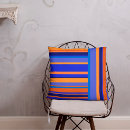 Search for teal and peach cushions Stripes