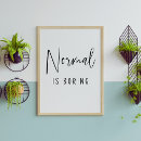 Search for normality posters Typography