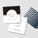 Search for circle business cards Hair stylist