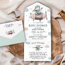 Search for retro baby boy shower invitations It's a boy