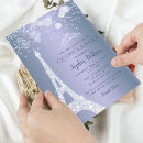 Search for blue eiffel tower invitations Glitter