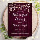 Search for marsala rehearsal dinner invitations String lights