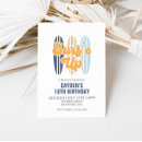 Search for surf board birthday invitations Summer