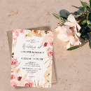 Search for bohemian floral wedding invitations Rustic