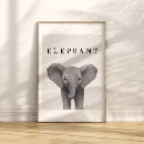 Search for elephant decor nursery posters Safari