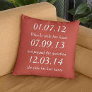 Search for wedding date cushions Engagement