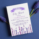 Search for lavender baby shower invitations Purple