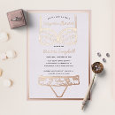 Search for pink and gold lingerie party invitations Bride