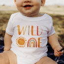 Search for wild one baby bodysuits 1st birthday