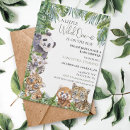 Search for wild jungle baby shower invitations Tropical