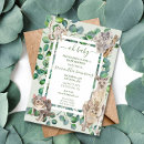 Search for wild baby shower invitations Forest