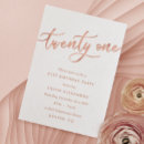 Search for girls 21st birthday invitations Simple