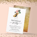 Search for gold high heel shoe invitations Elegant