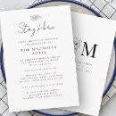 Search for destination party invitations Black and white