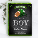 Search for football baby boy shower invitations Helmet