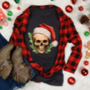 Search for christmas skull tshirts Santa claus