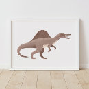 Search for dinosaur kids posters Watercolor