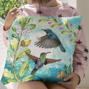 Search for blue hummingbird cushions Elegant
