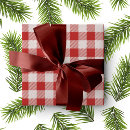 Search for red and white plaid wrapping paper Lumberjack