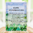 Search for irish prayer blessing cards Shamrock