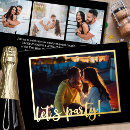 Search for white engagement party invitations Chic