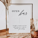 Search for open bar reception party drink menus Calligraphy