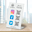 Search for social media qr code signs Follow us