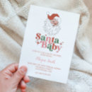 Search for pink and red baby shower invitations Retro