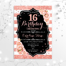 Search for bling sweet 16 invitations Stripes