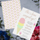 Search for ice cream social invitations mint
