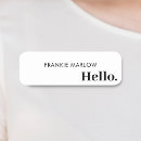 Search for large name tags Modern