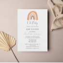 Search for boho rainbow baby shower invitations Muted colours