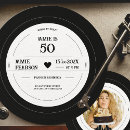 Search for rocking 50th birthday invitations Vinyl record