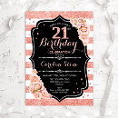 Search for stripe birthday invitations For her