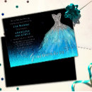 Search for aqua quinceanera invitations Quinceañera