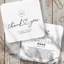 Search for coupons business cards Black and white